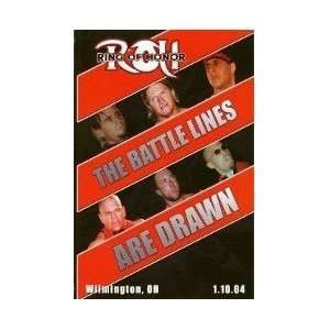 ROH...The Battle Lines Are Drawn DVD 1/10/2004 CM Punk (OUT OF PRINT) In Stock