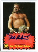 Jake "The Snake" Roberts Signed Auto 2012 Topps Heritage Card (FREE SHIPPING)