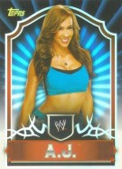 AJ Lee 2011 WWE Topps Classic ROOKIE CARD (FREE SHIPPING)