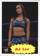 AJ Lee 2012 Topps Heritage ROOKIE Card (FREE SHIPPING)
