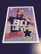 BO DALLAS 2015 WWE Topps Authentic Event Used Shirt Relic Card (FREE SHIPPING)