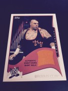 BRODUS CLAY 2014 WWE Topps Event Worn Shirt Card (FREE SHIPPING)