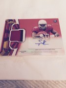STEPFAN TAYLOR 2013 TOPPS FINEST RED REFRACTOR ROOKIE PATCH/ AUTO CARD #41/75 (FREE SHIPPING