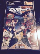 G.I. Joe 25th. Anniversary Comic Book 2-pack Action Figure Set (Captain Ace & Wild Weasel) FREE SHIPPING