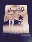 GEORGE BUSH 2008 Donruss Threads Authentic Personally Worn Materials Card #63/250 (FREE SHIPPING)