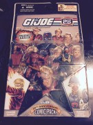 G.I. Joe 25th. Anniversary Comic Book 2-pack Action Figure Set (Crimson Guard & Scarred Cobra Officer) FREE SHIPPING