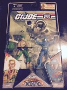 G.I. Joe 25th. Anniversary Comic Book 2-pack Action Figure Set (Duke & Cobra Commander) FREE SHIPPING