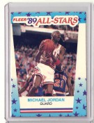 MICHAEL JORDAN 1989-90 Fleer All-Stars Sticker Card #3 (FREE SHIPPING)