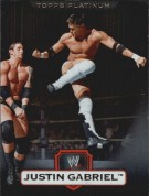 JUSTIN GABRIEL 2010 WWE Topps Platinum Card w/ FREE SHIPPING