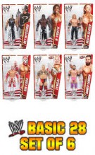 Complete Set of 6 Figures WWE Mattel Series 28 (Includes 1st. Figures of Sandow & Tensai) RED HOT!!!!