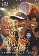 BARACK OBAMA 2008 Upper Deck Presidential Predictors Victory Card (FREE SHIPPING)