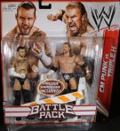 CM Punk & Triple H Mattel Battle Pack w/Ringside Barricade
