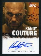 RANDY COUTURE Authentic Signed Topps 2010 Auto Card (FREE SHIPPING)