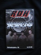 ROH "Generation Next" DVD 5/22/2004 CM Punk Samoa Joe Homicide & much more
