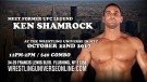 Meet UFC & WWE Legend KEN SHAMROCK on October 22nd. from 12-2pm Combo Ticket